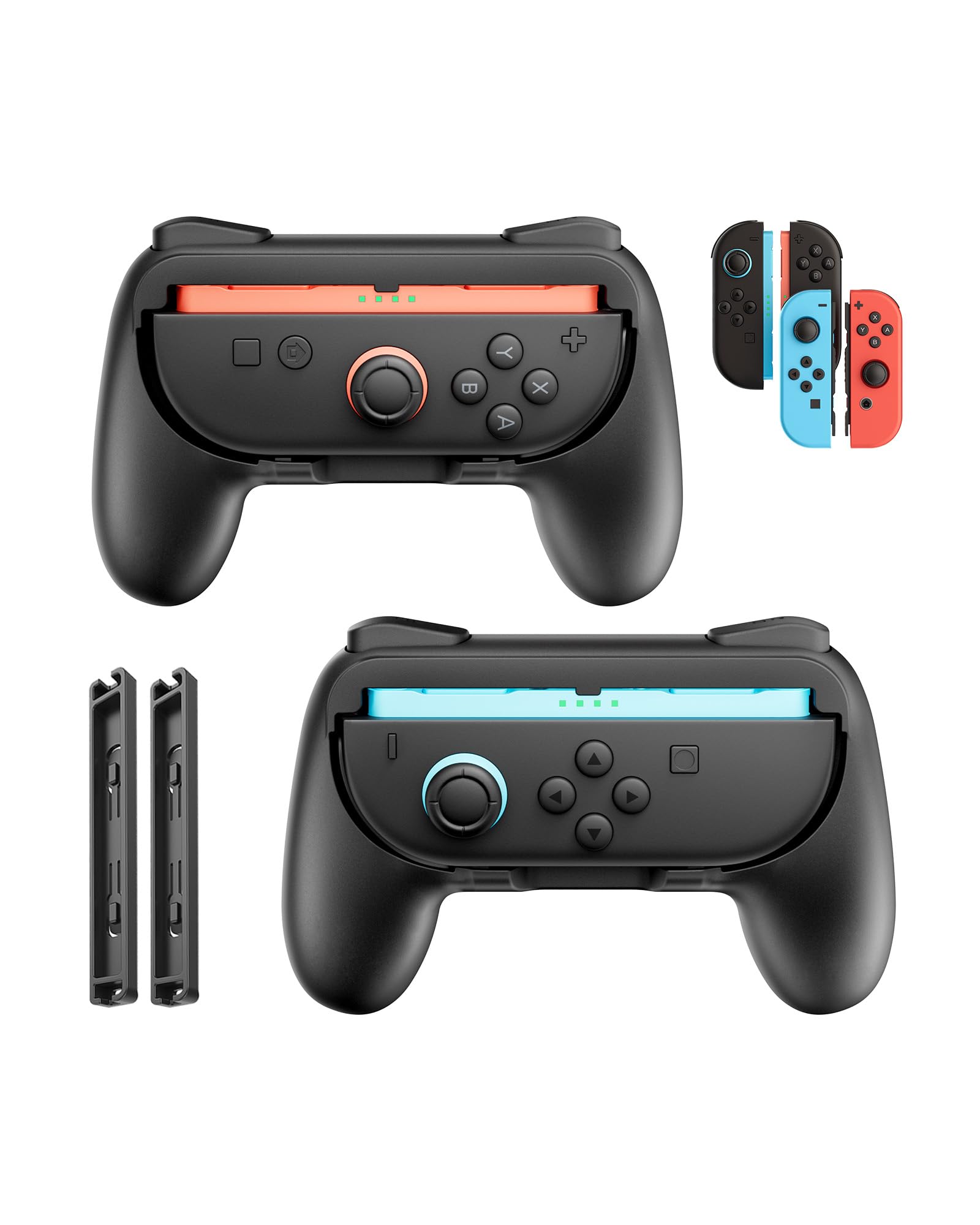 VOYEE Controller Grip for Switch 2/Switch/Joy-Con 1&2, Ergonomic Handle Kit | Wi