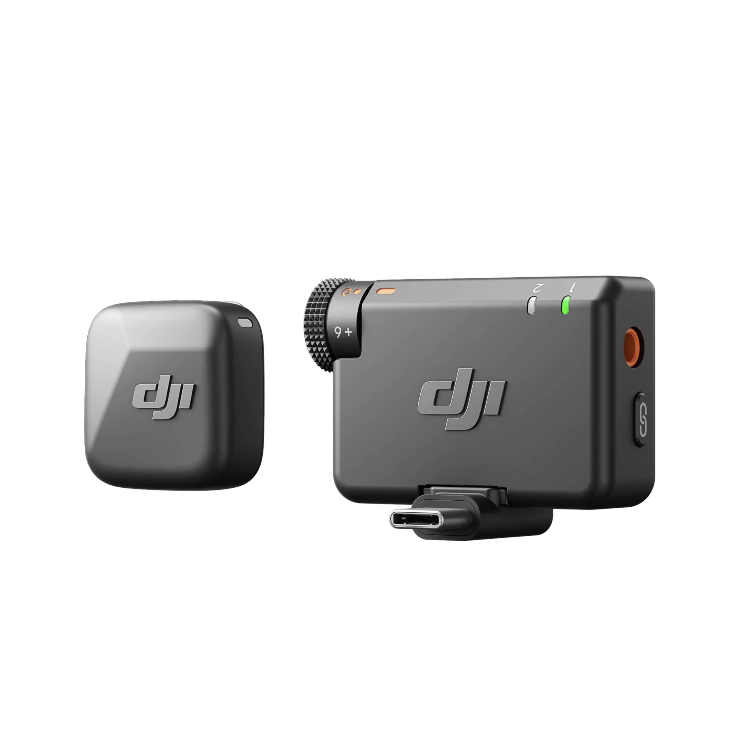 DJI Mic Mini (1 TX + 1 RX), Wireless Lavalier Microphone for iPhone/Camera/Andro