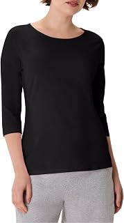 Hanes Stretch Cotton Raglan Sleeve Tee Shirt Women (Pack of 1)