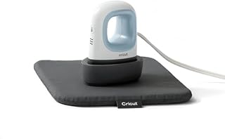 Cricut EasyPress Mini Heat Press + Heat Press Mat - Zen Blue | For Pressing Small Objects Like Shoes, Stuffed Animals, Hats &amp; More - 3 Heat Settings &amp; Precision Tip