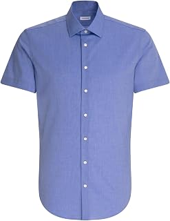 Seidensticker men's business shirt - shaped fit - non-iron - Kent collar - long sleeve - 100% cotton