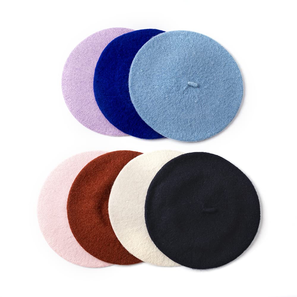 Autumn Winter Hat Thick Beret French Artist Beret Women Painter Hat Girls Warm C