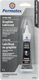 Permatex 31842 Extra-Fine Graphite Lubricant, 6g Tube