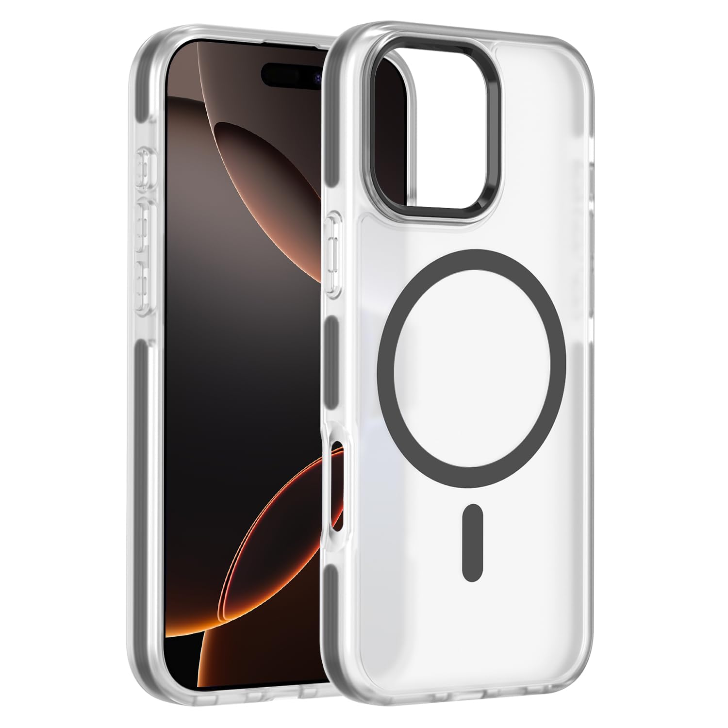 PinLiSheng Magnetic For iPhone 16 Pro Case Black