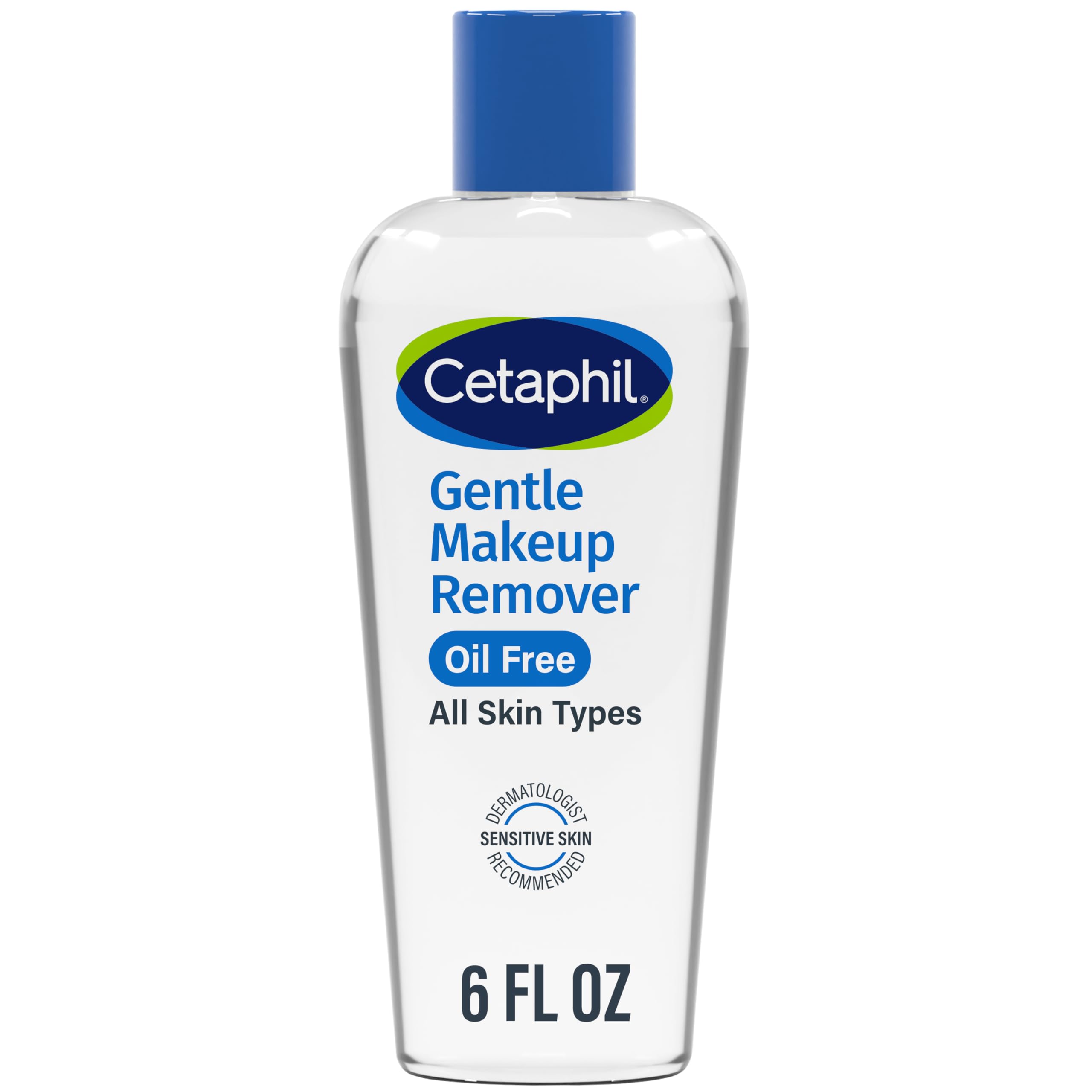 Cetaphil Gentle Waterproof Makeup Remover, Sensitive Skin, 6oz | Oil-Free Micell