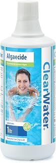 Clearwater Algaecide Algae Remover Hot Tub, Spa & Swimming Pool 1L | Prevents Build-Up, Removes Existing Growth, Clear Water, Easy Dosage Guide, Regular Maintenance