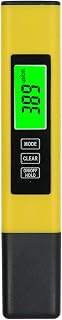3 in 1 Digital Water Quality Tester, TDEC Thermometer with 2 Color Backlight Display for Drinking Water, Fish, Pool Lab