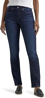 Lee Ultra Lux Comfort Flex Motion - Jeans da donna a gamba dritta, 50 Corto