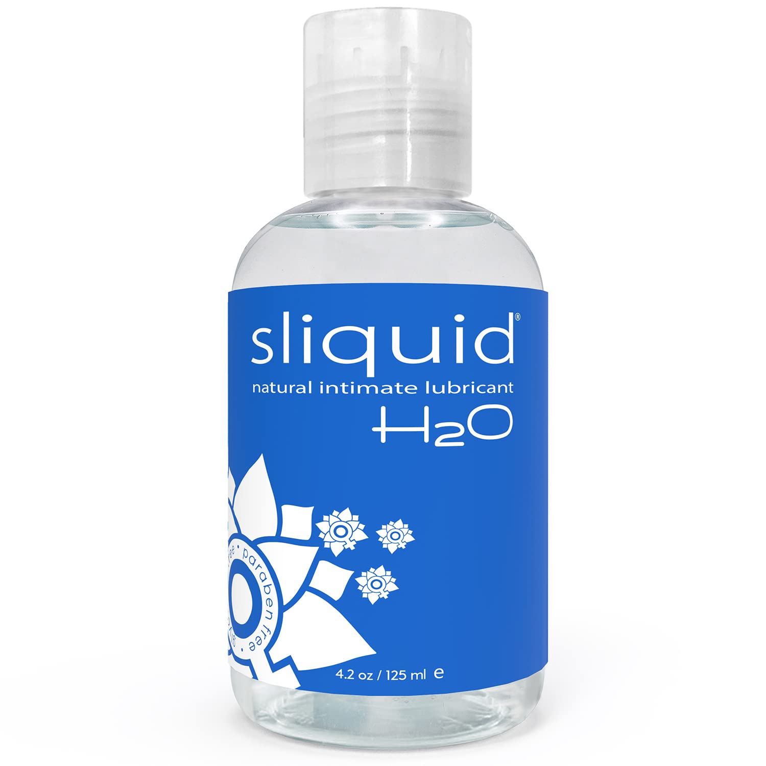Sliquid H2O Water Based Lube Lubricant for Sex, Glycerin Free Personal Lubricant