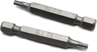 TMAX Lot de 25 embouts de tournevis Torx T15 6 points 5,1 cm