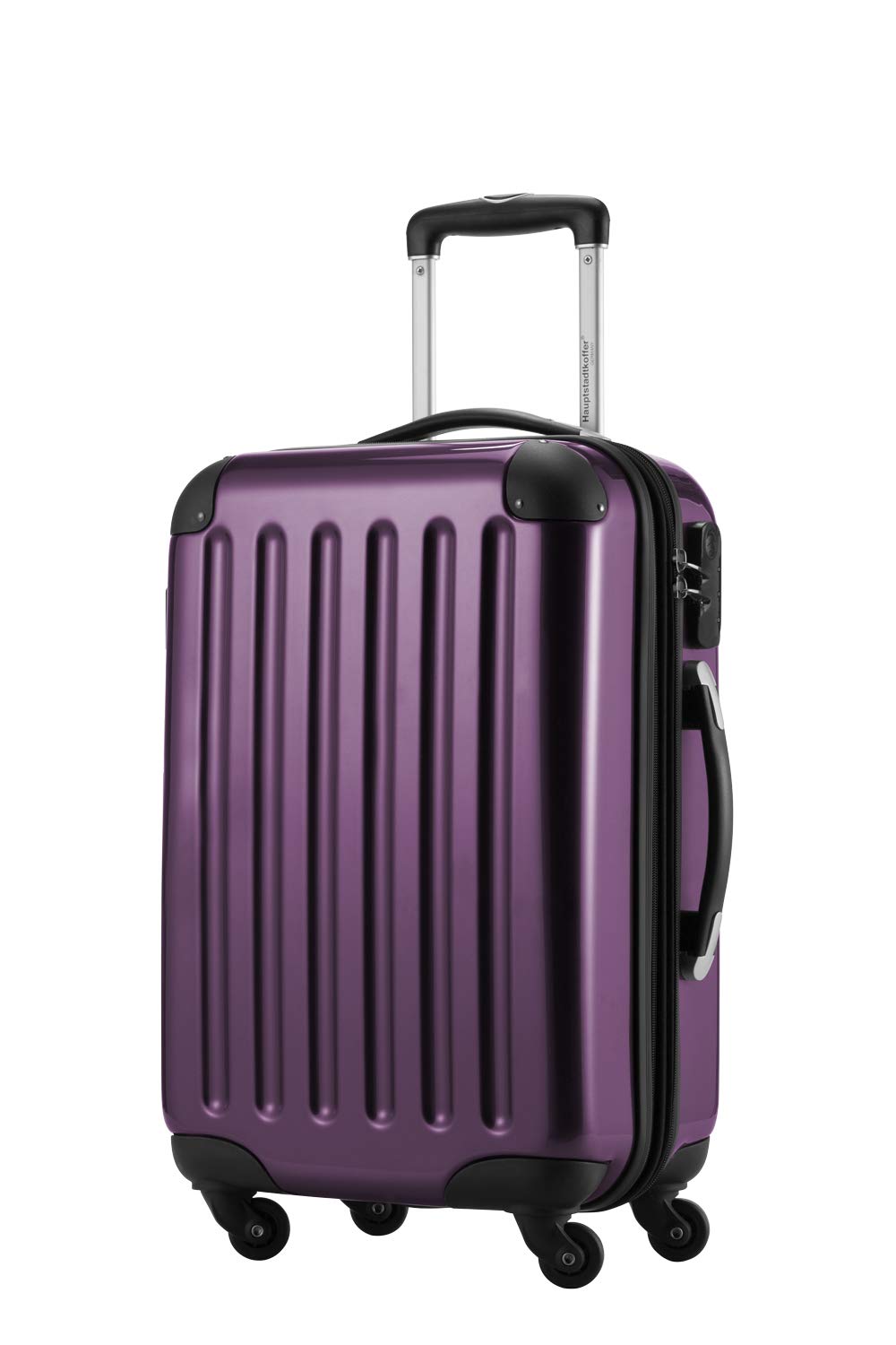Hauptstadtkoffer - Alex Rigid Cabin Luggage, Size 55 cm, 42 Litres, Colour Purpl