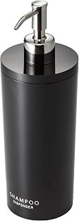 Yamazaki Industries 2929 2-Way Dispenser Tower Round Shampoo Black