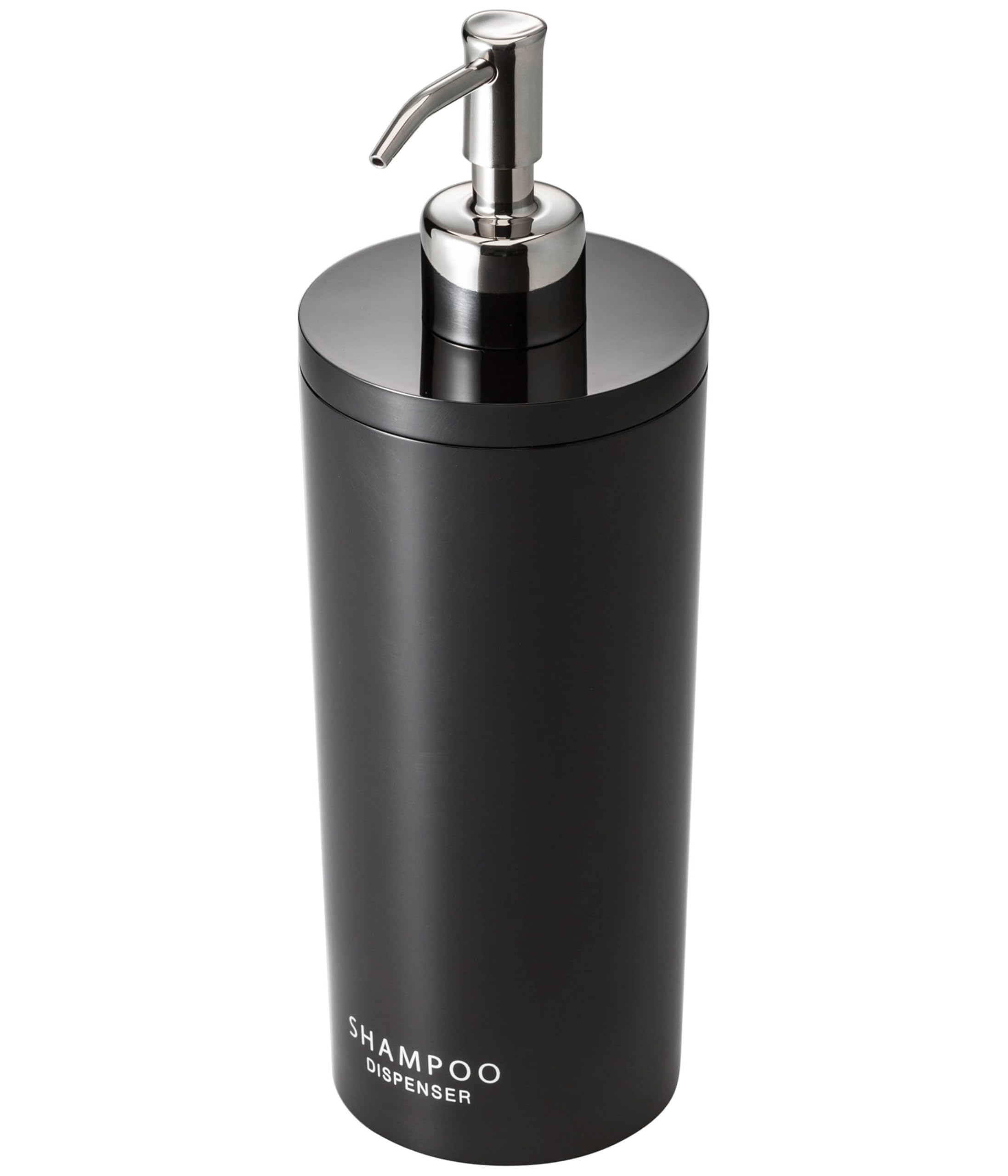 Yamazaki Industries 2929 2-Way Dispenser Tower Round Shampoo Black