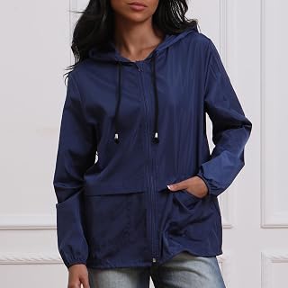 Women's Lightweight Waterproof Rain Jacket