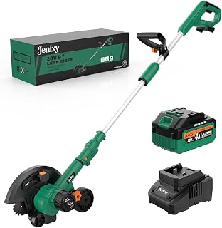20V Cordless Lawn Edger, 9" Brushless Electric Edging Tool with Battery | Create clean lawn edges with powerful brushless motor, 3-position depth adjustment and cordless convenience