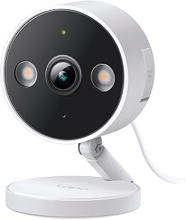 Tapo 2K+ Indoor/Outdoor Wired Security Camera, Baby Monitoring, C120 | 2024 PCMag Editors' Choice, Person/Pet/Vehicle Detection, Color Night Vision, Subscription-Free Local Storage or Cloud