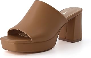 CUSHIONAIRE Women's Cupid Platform Sandal + Memory Foam and Large Widths Available