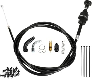 XIKOBY Choke Cable for Rancher 350 TRX350 TRX350FM TRX350TM 2000-2006 | 350 Ranch Choke Cable for Fourtrax 300 350 Foreman 400 TRX400FW ATV 4 Wheeler, Starter Valve Plunger Kit, 17950-HN5-671