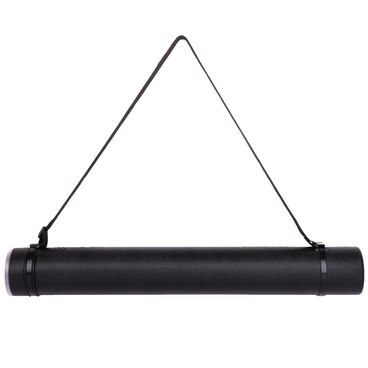 TRANSON Durable Poster Storage Tube with Straps 24"-40" Extendable for Blueprint