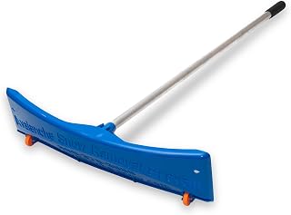 Avalanche! SnowRake! Deluxe 20, Roof Snow Rake, Assembled in the USA | 24 Inch Plastic Rake Head, Built-In Wheels, Five Aluminum Handle Sections, 20 Ft Reach, Prevents Ice Dams, SRD20