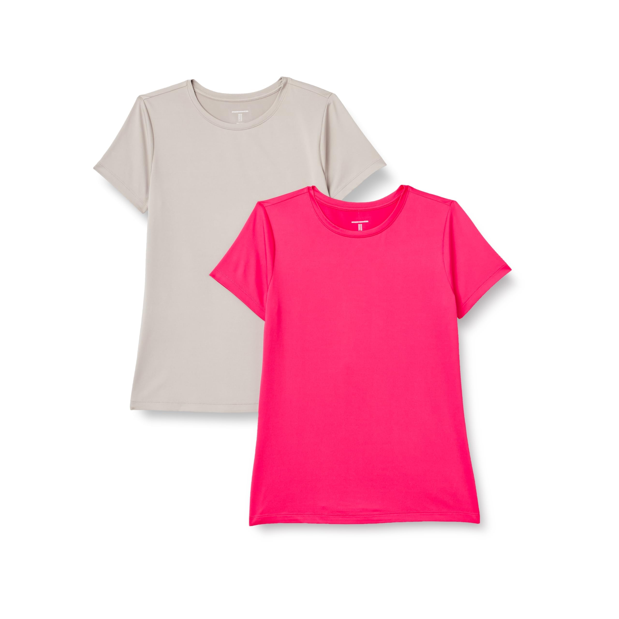 Amazon Essentials Women's Active Quick Dry Tech Stretch Short-Sleeve T-Shirt, V-
