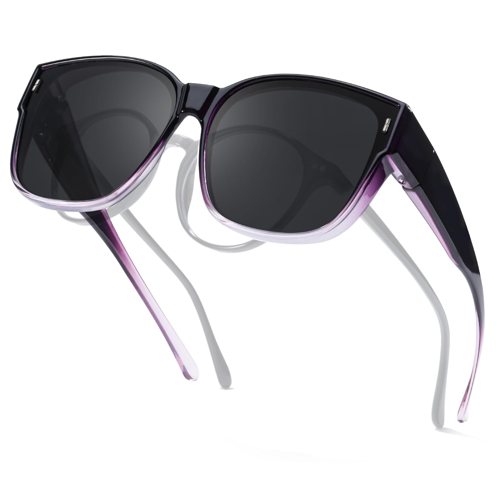 XFeel Sunglasses Over Prescription Glasses for Women Polarized Fit Over Sun Glas
