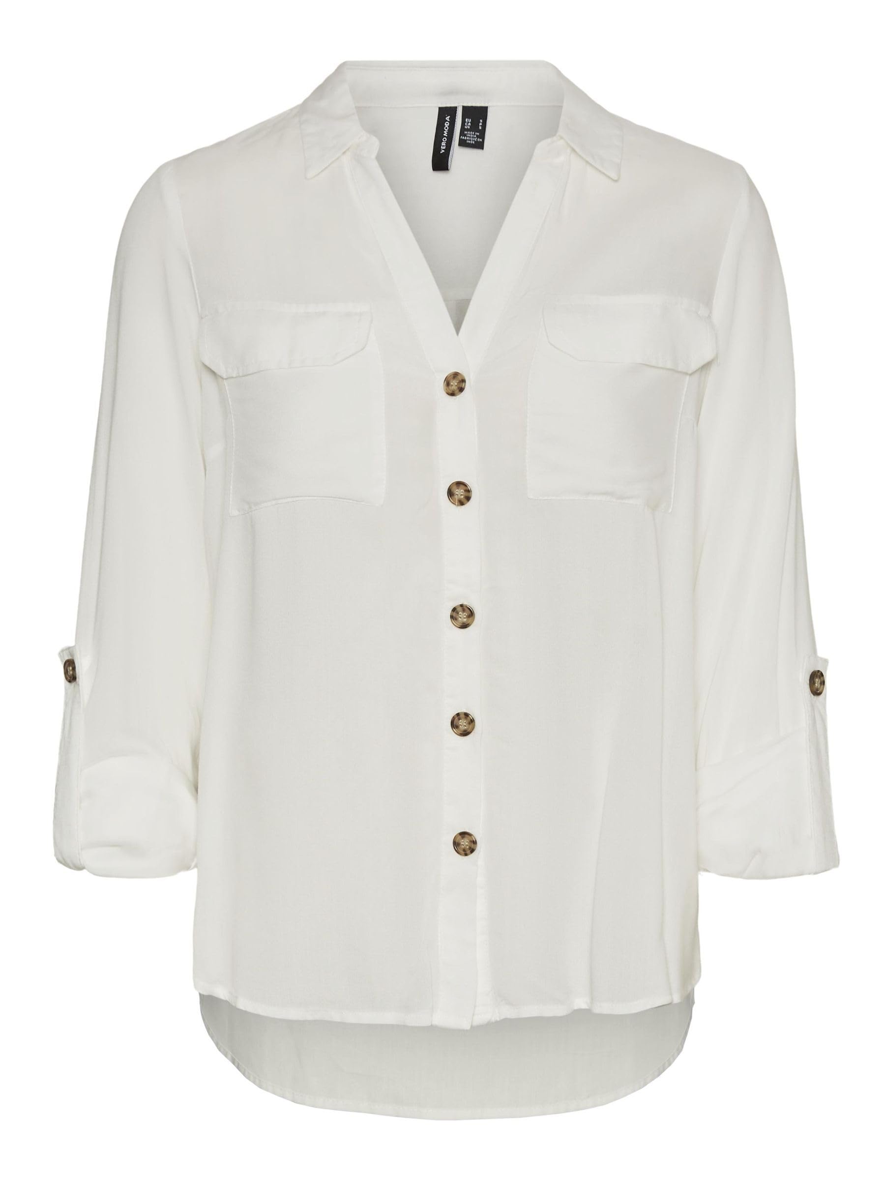 VERO MODA Vmbumpy L/S Shirt New Wvn Noos Vmbumpy L/S - New Wvn Noos Women's T-Sh