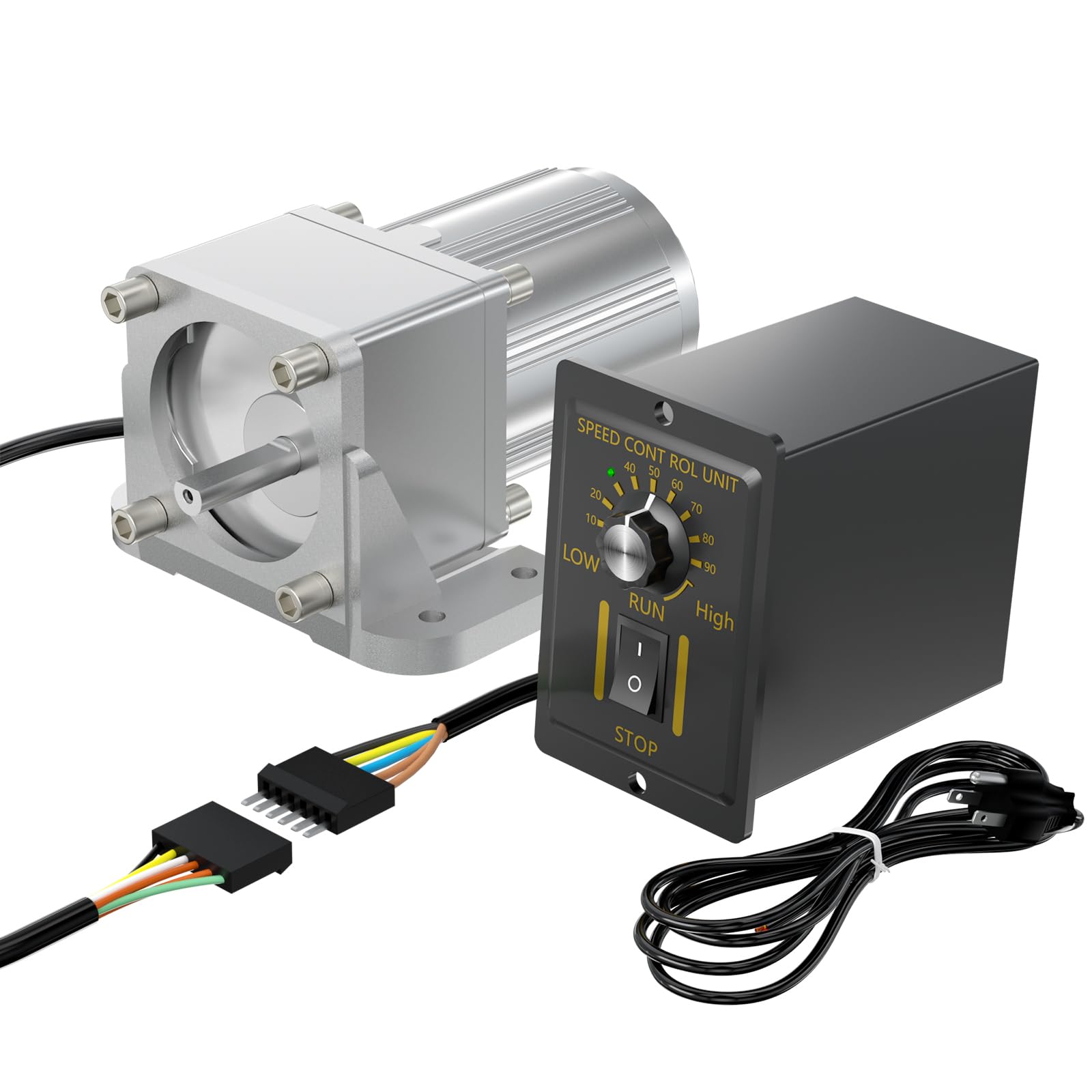 Bemonoc High Torque 6W AC Motor 110V 50/60HZ Low Speed 7.5Rpm, Small Electric Re