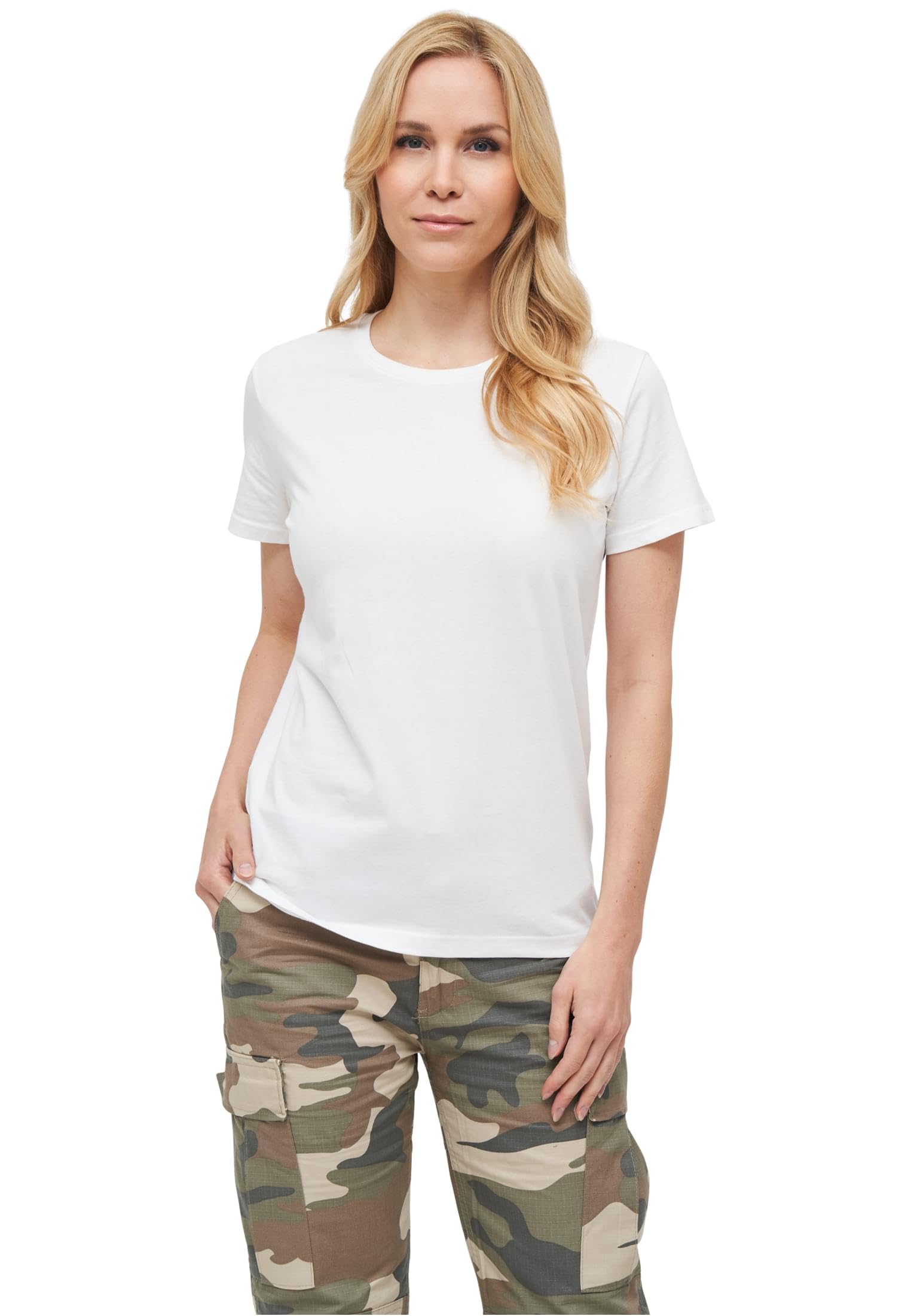 Brandit Ladies T-Shirt Women's T-Shirt Black 100% Cotton Regular