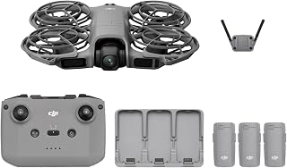 DJI Neo 2 Fly More Combo With RC-N3 Remote Controller | Stable Transmission With Digital Transceiver, 4K Drone for Beginners, 3 Batteries