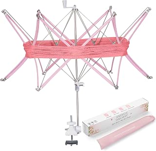 SPEENSUN Foldable Yarn Swift, Adjustable Umbrella Holder for Skeins | Adjustable Height &amp; 45°-90° Angle | Easy Setup | Keeps Hanks Tidy | For Ball Winders | Storage Bag &amp; Gift Box