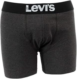 Levi's Levis Solid Basic Men's Boxer Shorts, Grey (Melange Anthracite), XL