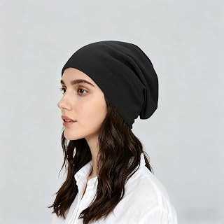 Unisex Winter Beanie Knitted Warm Cap Casual Solid Color Hip-hop Snap Slouch Bonnet Beanie Hat