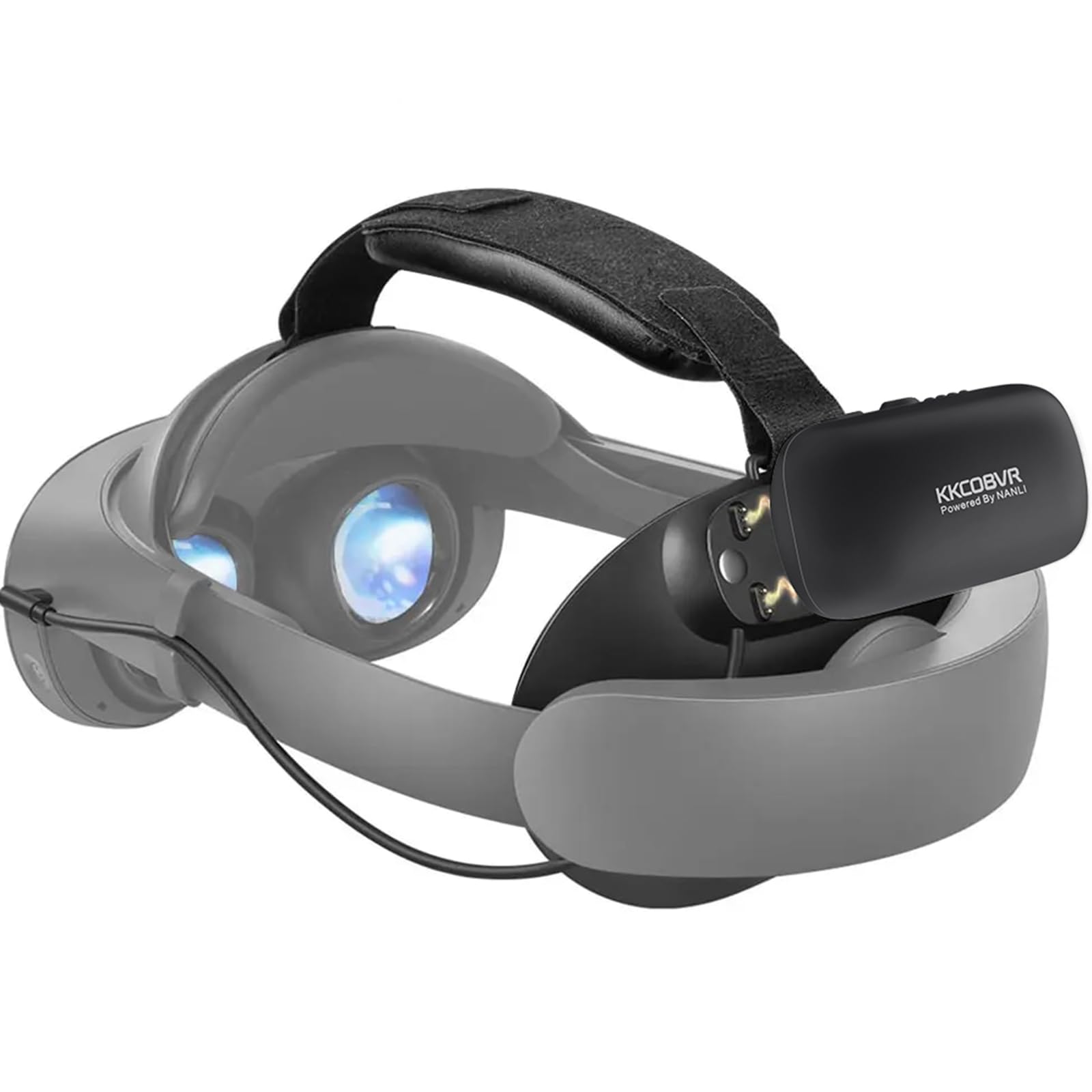 kkcobvr Battery Head Strap with 10000 mAh Compatible with Meta Quest Pro Accesso