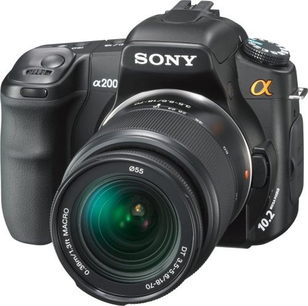 Sony Alpha A200K 10.2MP Digital SLR Camera Kit with Super SteadyShot Image Stabi