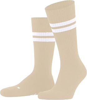 FALKE Unisex Adult Dynamic Socks Breathable Cotton Lightweight Padding Pattern Striped Pattern Retro Thick Ribbed Ideal with Sneakers and Sporty Look 1 Pair