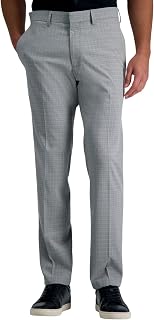 Kenneth Cole Reaction Pantaloni da Uomo Premium Flex Slim Fit - Fantasie e Pantaloni a Tinta Unita