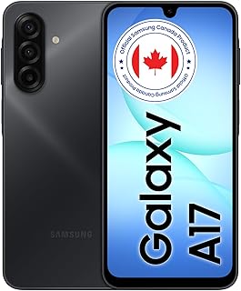 Samsung Galaxy A17 5G 128GB Black (CAD Version) | 6.7" AMOLED Screen, 25W Fast Charging, Android Unlocked Smartphone