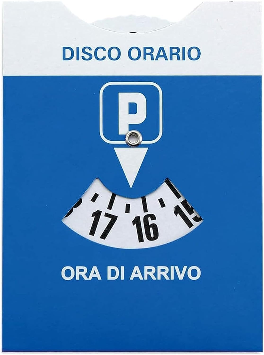 PAIF Unified European Car Timing Disc with PVC Protective Envelope - 15 x 12 cm 