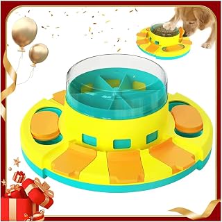 Interactive Dog Puzzle Toy, Treat Dispenser for Small Medium Dogs