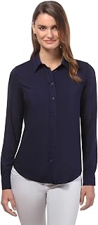 Vincenzo Boretti Blouse, Regular Size, Shirt Collar