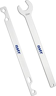 OMT Fan Clutch Wrench Set 32mm for BMW E34 E36 E39 E46 E90 2pc | Heavy Duty Structural Steel; Corrosion Resistant; Extended 15-Inch Shaft for Extra Leverage; Fits M-Series Motors &amp; Sedans
