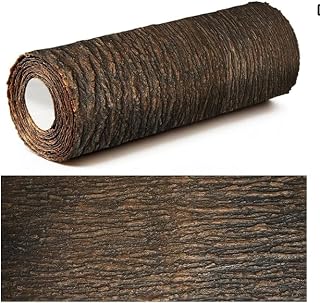 KMMOKOO Artificial Tree Bark 118" x 19.7",Faux Tree Trunk Cover | Artificial Tree Bark Roll for Walls,Pillars, Pipes