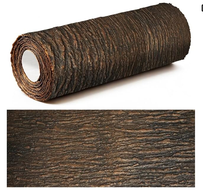 KMMOKOO Artificial Tree Bark 118" x 19.7",Faux Tree Trunk Cover | Artificial Tre