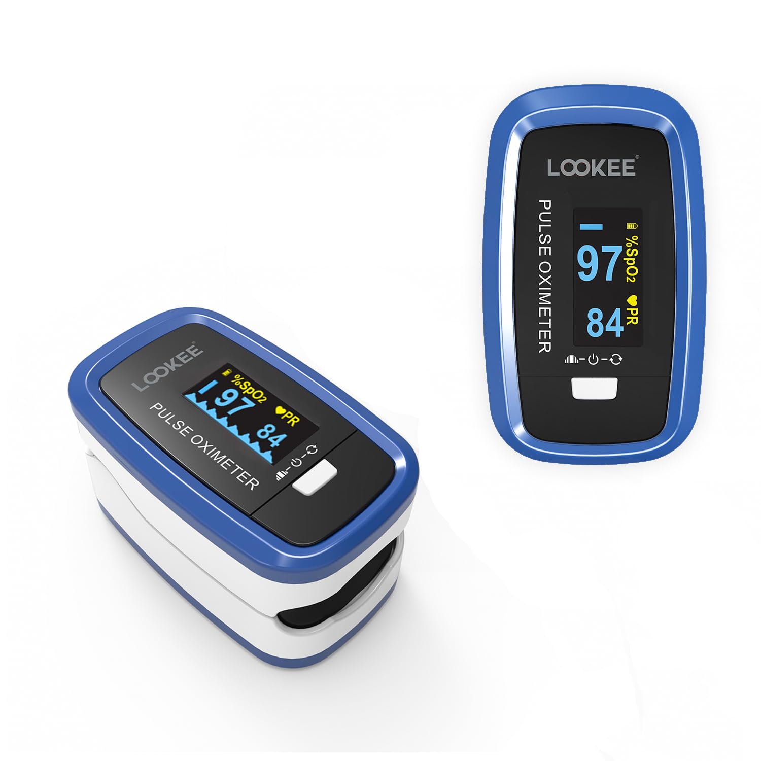LOOKEE LK50D1 Finger Pulse Oximeter, Proudly Canadian, Blood Oxygen Monitor | He