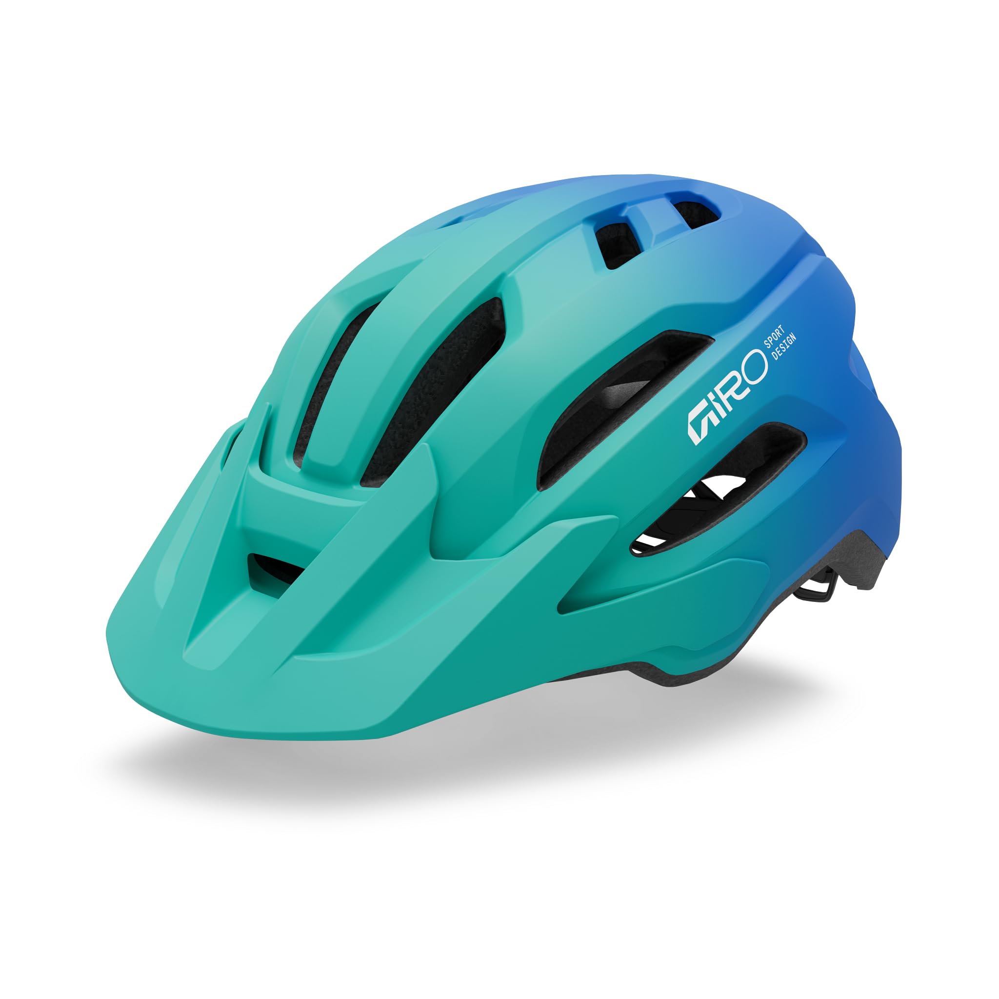 Giro Fixture MIPS II Road Bike Helmet - Matte Green/Blue - Universal Youth (50-5