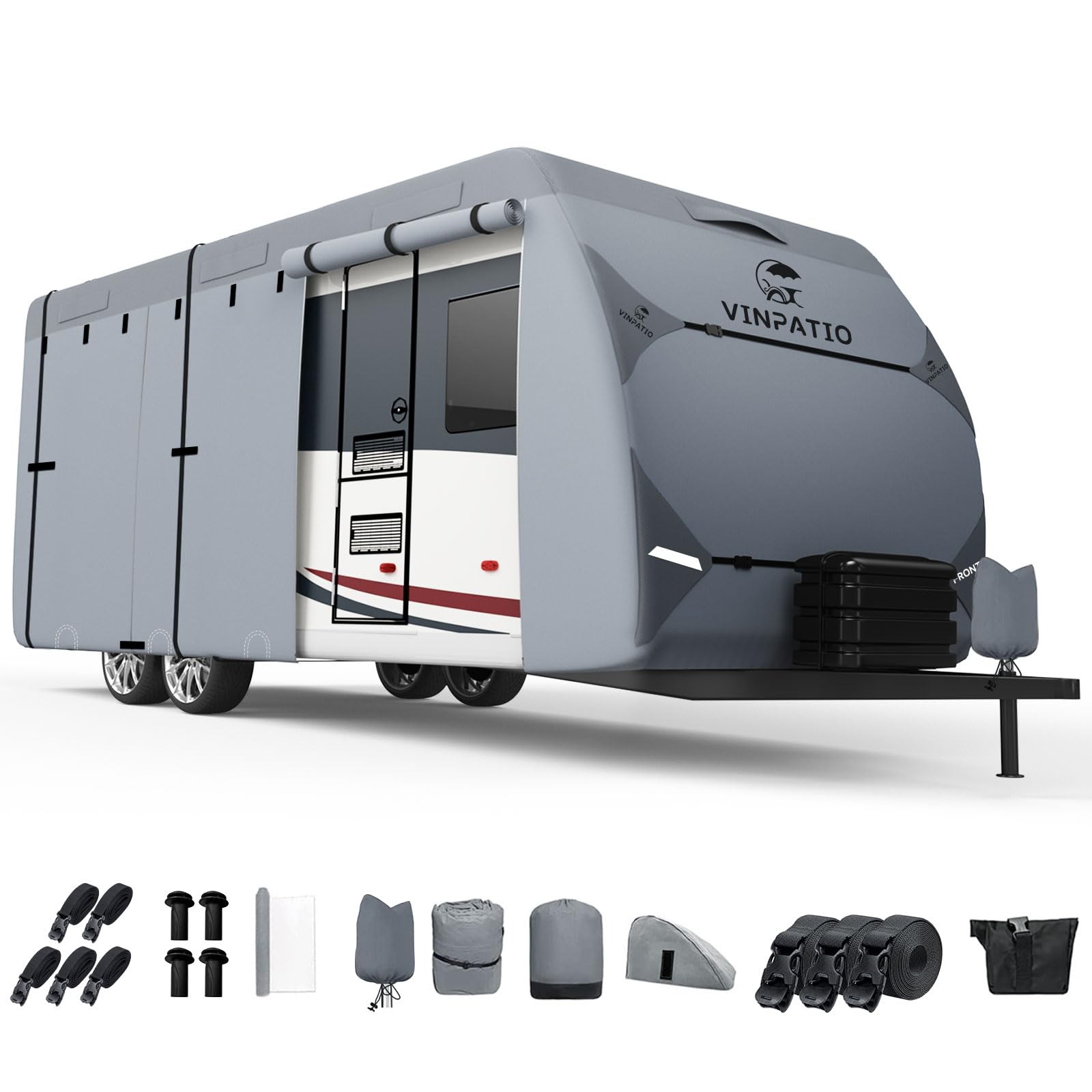 VINPATIO RV Cover 27-30ft: 7 Layers Heavy Duty RV & Trailer Cover, Travel Traile