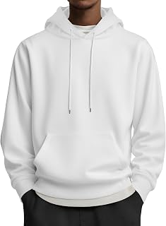 COOFANDY Mens Hoodie Pullover Long Sleeve Casual Fashion Sweatshirts Drawstring Gym Hooded Shirt with Kanga Pocket