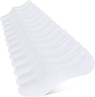 CLOSEMATE Trainer Invisible Ankle No Show Socks for Men Women 6 Pairs