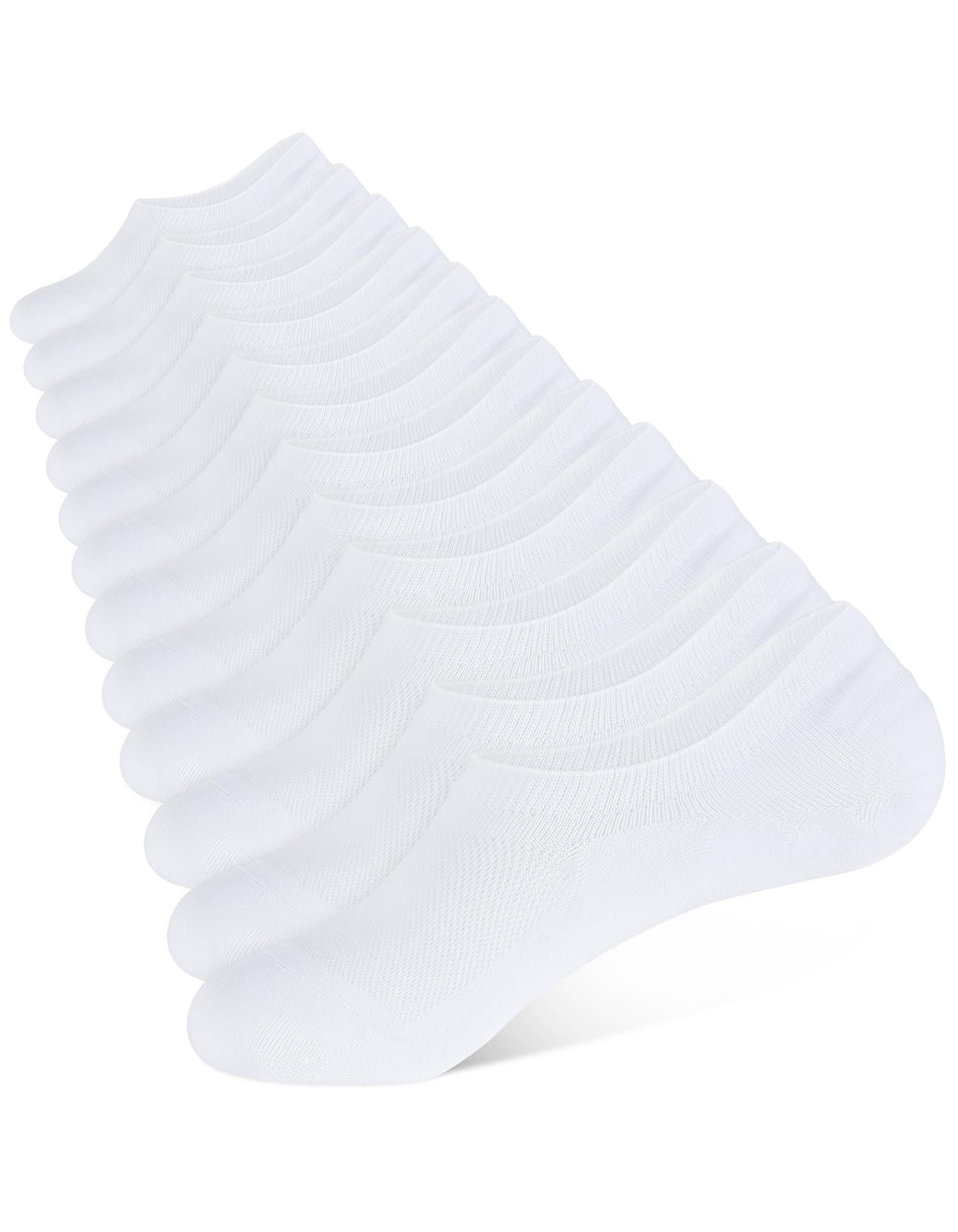 CLOSEMATE Trainer Invisible Ankle No Show Socks for Men Women 6 Pairs